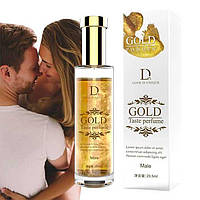 Інтимні парфуми для чоловіків "Gold Powder" з феромонами та золотим порошком 29,5 мл із слабким запахом