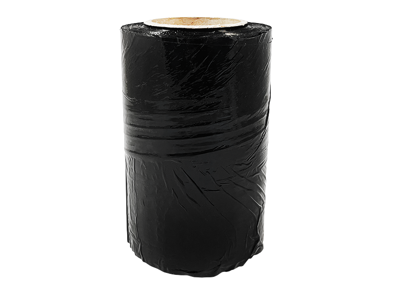 Стрейч-плівка 125 мм 20 мкм 0.4 кг Чорна