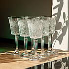 Набір келихів для вина на високій ніжці 6 шт 295 мл скляні HP-19-127, фото 2