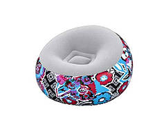 Крісло-велюр 112х112х66см Floral 75 111 ТМ BESTWAY