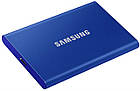 Зовнішній SSD накопичувач 2.5" USB 1TB Samsung T7 Indigo Blue (MU-PC1T0H/WW), фото 6