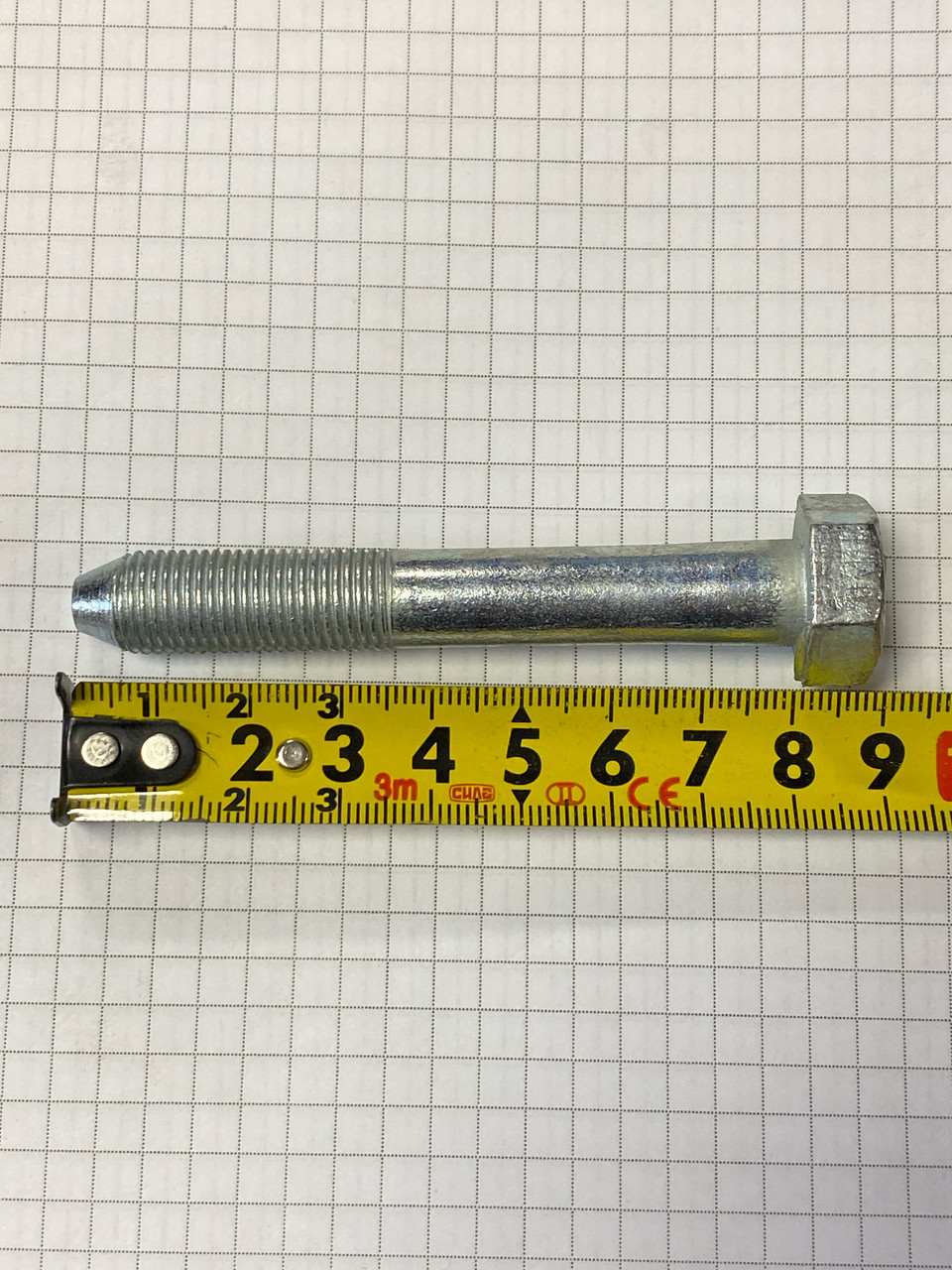 Болт М12 80 балки ВАЗ 2101 2102 2103 2104 2105 2106 2107 амортизатора заднього 2108 2109, фото 1