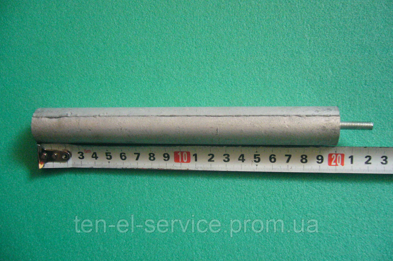 Магнієвий анод (Україна) - різьблення M6, d=25мм, магній=200мм, шпилька=20мм