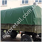 Тент універсальний тарпауліновий 24 кв.м темно-зелений 200 щільність 4х6 м Agreen, фото 4