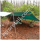 Тент універсальний тарпауліновий 24 кв.м темно-зелений 200 щільність 4х6 м Agreen, фото 5
