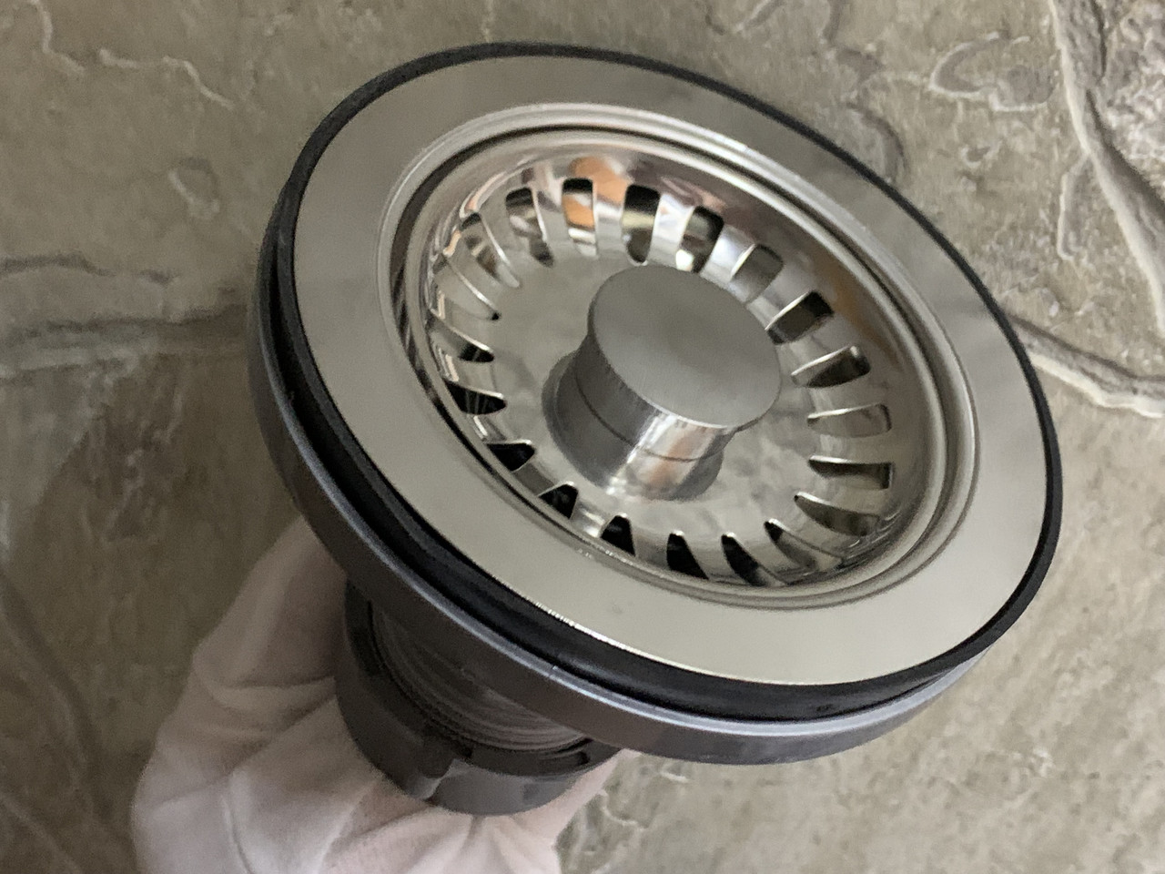 Сифон для кухонної мийки Kraus Stainless Steel Strainer ST-1 Kit New. Випуск (євро вентиль, сифон)