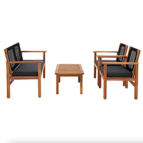 Комплект садових меблів Di Volio Marata чорний, фото 2