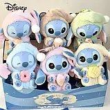 Іграшка-сюрприз м’який брелок Лабубу Стіч Stitch — лялька для сумки, сюрприз дитяча м’яка іграшка., фото 3