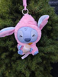 Іграшка-сюрприз м’який брелок Лабубу Стіч Stitch — лялька для сумки, сюрприз дитяча м’яка іграшка., фото 4