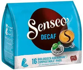 Кава в чалдах Senseo Decaf 16 порцій Без кофеїну Philips Senseo 62 мм Нідерланди