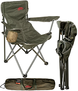 Туристичне крісло-тростина Tramp Simple | Легкий стілець для риболовлі та відпочинку на природі, компактно складається