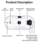 Робот для миття вікон XMSJ YTK білий Автоматичний з пультом розприскувачем робот-мийник, фото 4