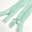 Потаємна блискавка 50 см нейлонова основа колір світло ментоловий