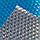 Солярне покриття Aquaviva Platinum Bubbles-5-750, ширина 7.5 м (30 пог. м), срібний/блакитний, фото 3