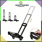 Складаний візок для покупок і вантажів із телескопічною ручкою до 40 кг RC-K-1342 Платформа: 23 x 23 см, фото 5