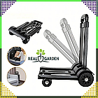 Складаний візок для покупок і вантажів із телескопічною ручкою до 40 кг RC-K-1342 Платформа: 23 x 23 см, фото 7