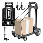 Складаний візок для покупок і вантажів із телескопічною ручкою до 40 кг RC-K-1342 Платформа: 23 x 23 см, фото 8