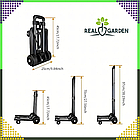 Складаний візок для покупок і вантажів із телескопічною ручкою до 40 кг RC-K-1342 Платформа: 23 x 23 см, фото 9