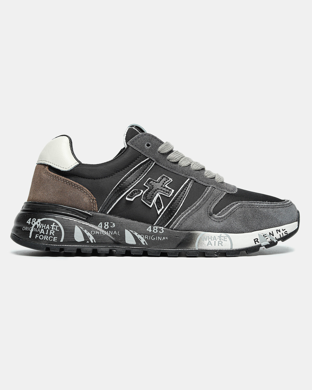 Чоловічі Кросівки Premiata Lander Black Grey Brown / Преміата Ландер