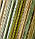 Штори-нитки (кисея) веселка "дощівка" (зелений + салатовий +молочний), фото 5