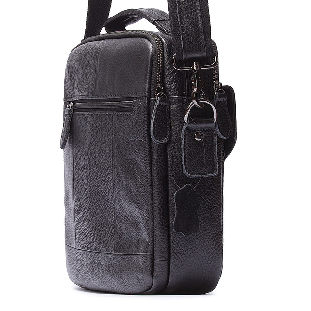 Сумка шкіряна чоловіча чорна арт.00281 Сумка шкіряна чоловіча чорна арт.00281