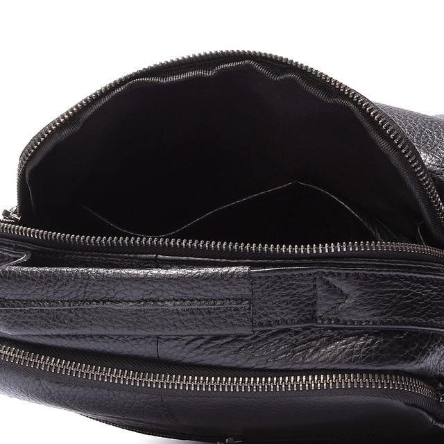 Сумка шкіряна чоловіча чорна арт.00281 Сумка шкіряна чоловіча чорна арт.00281