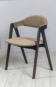 Стілець Логан чорний / велюр коричневий Royal Velvet 4 ТМ Prestol