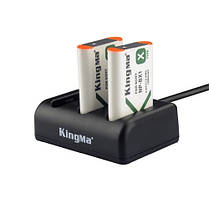Зарядний пристрій KingMa USB для 3 акумуляторів Sony NP-BX1, фото 4