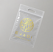 Зіп-пакет глянцевий 20х30 см з ручкою Щільність 100 мкм Універсальний пакет Zip-Lock з логотипом, фото 5