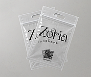 Зіп-пакет глянцевий 20х30 см з ручкою Щільність 100 мкм Універсальний пакет Zip-Lock з логотипом, фото 7