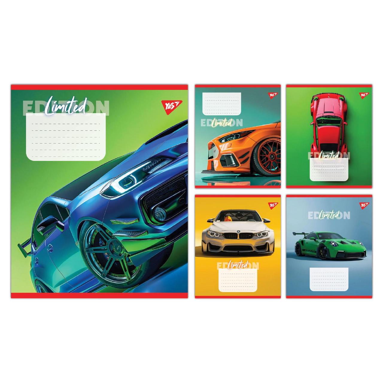 Зошит учнівський шкільний Yes Limited edition А5 18 аркушів лінія