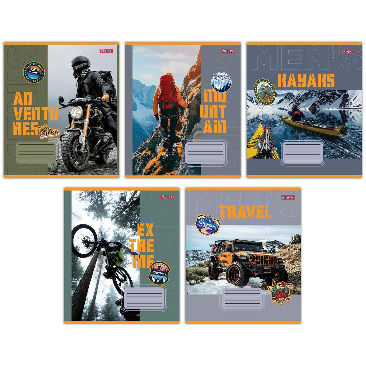 Зошит для записів 1В Mens hobby А5 48 аркушів лінія