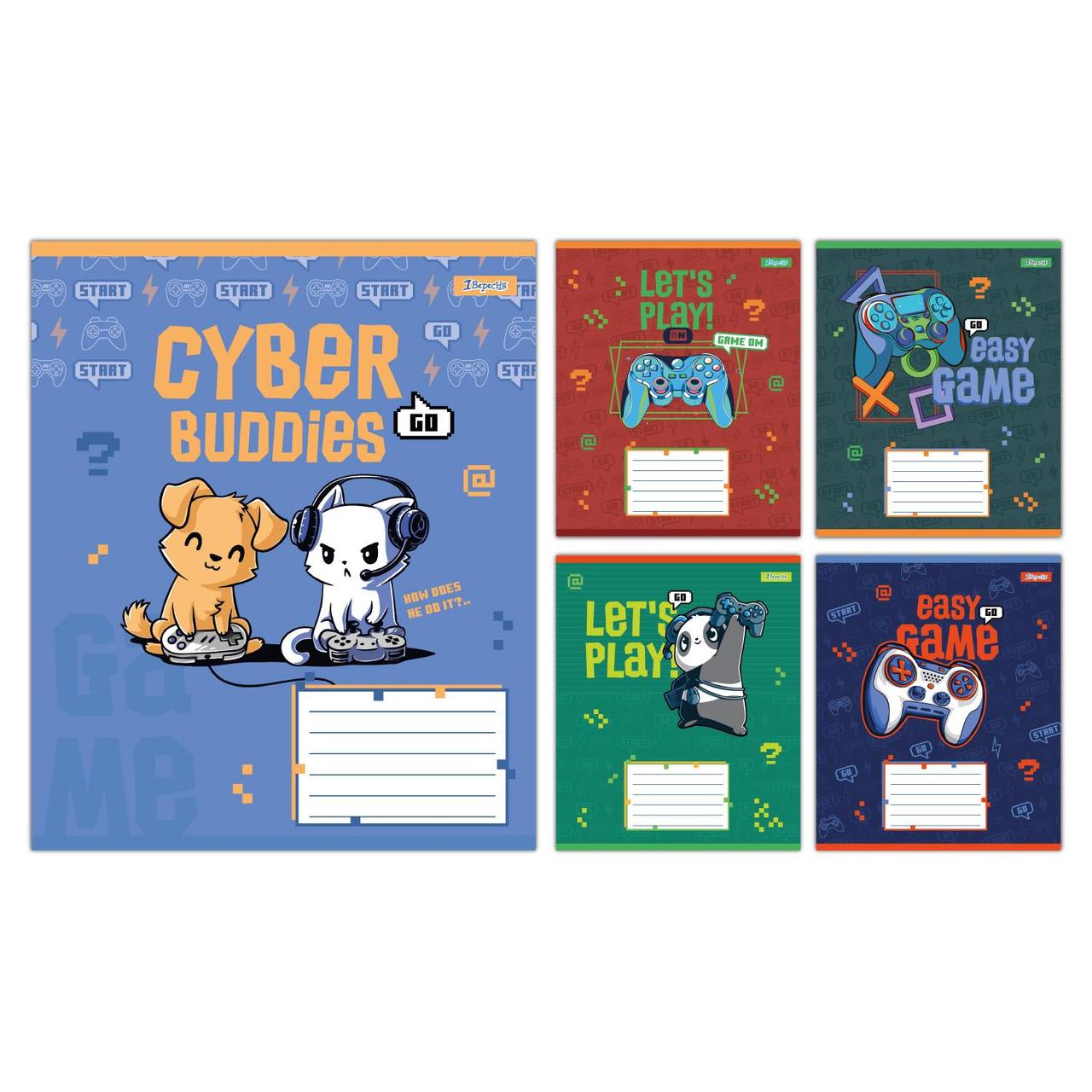 Зошит учнівський шкільний 1 Вересня Let&lsquo;s Play А5 12 аркушів лінія