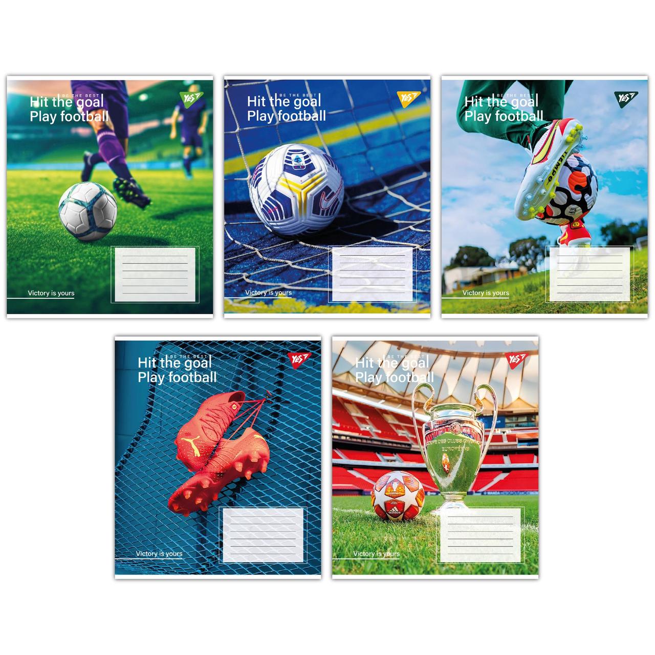 Зошит для записів Yes Hit the goal А5 60 аркушів клітинка