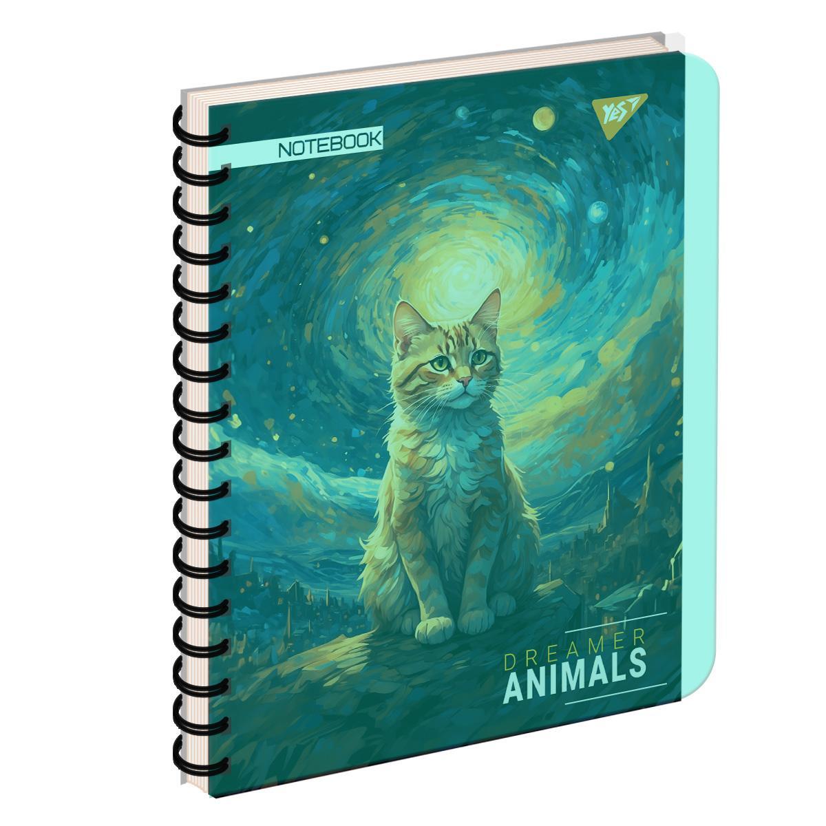 Зошит для записів YES Dreamer animals А5 144 аркуша пластикова обкладинка