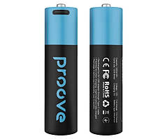 Акумулятор Proove Compact Energy Li-ion 14500/AA/HR6 1,5V 2400mWh Type-C (2шт)