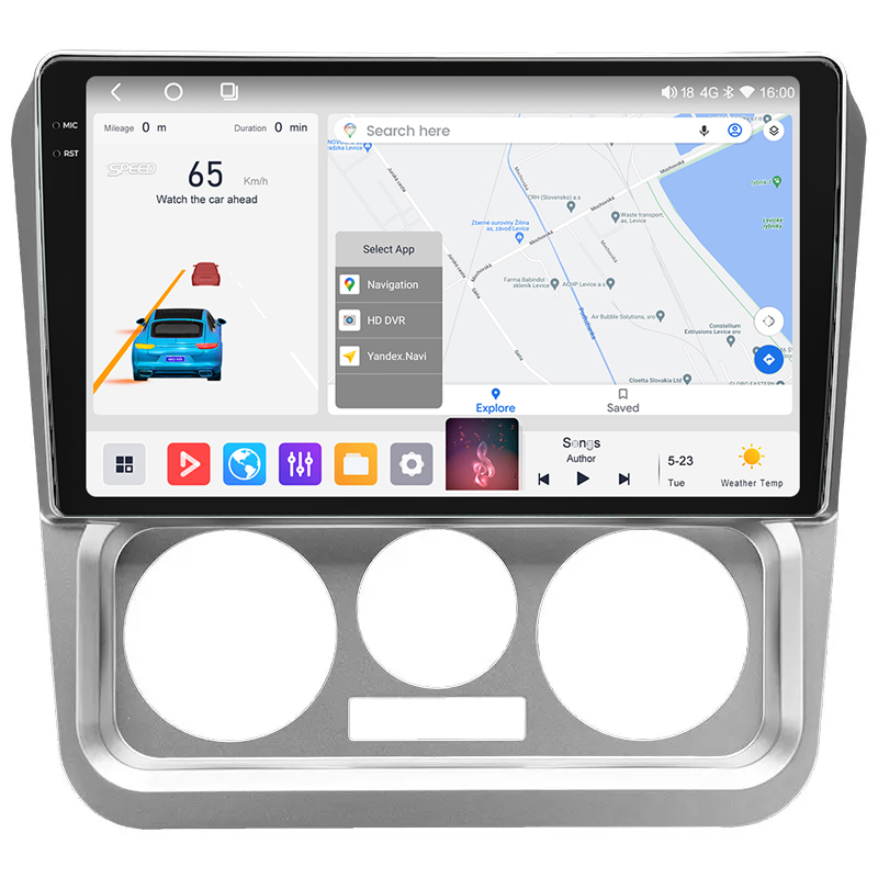 Штатная магнитола Mekede MS 2k Geely CK (2008-2016) CarPlay QleD