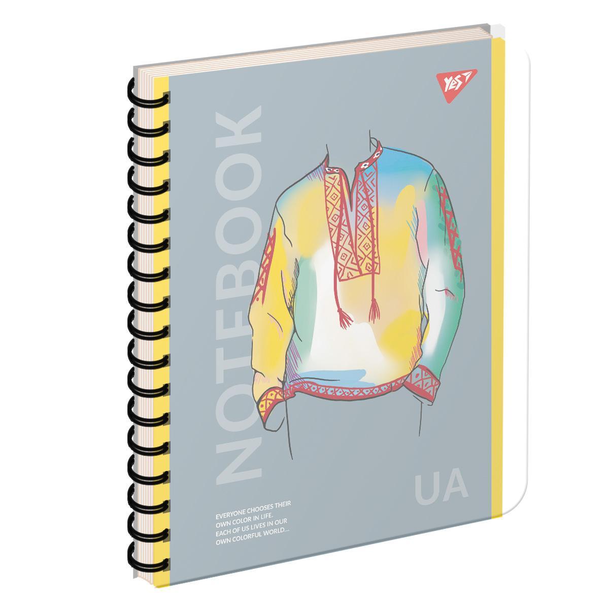 Зошит для записів YES Notebook UA А5 144 аркуша пластикова обкладинка