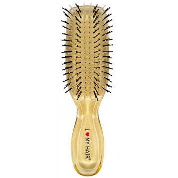Щітка для волосся I Love My Hair "Русалочка" Mini 8 рядів, прозоро-жовта S (1803 YELLOW)