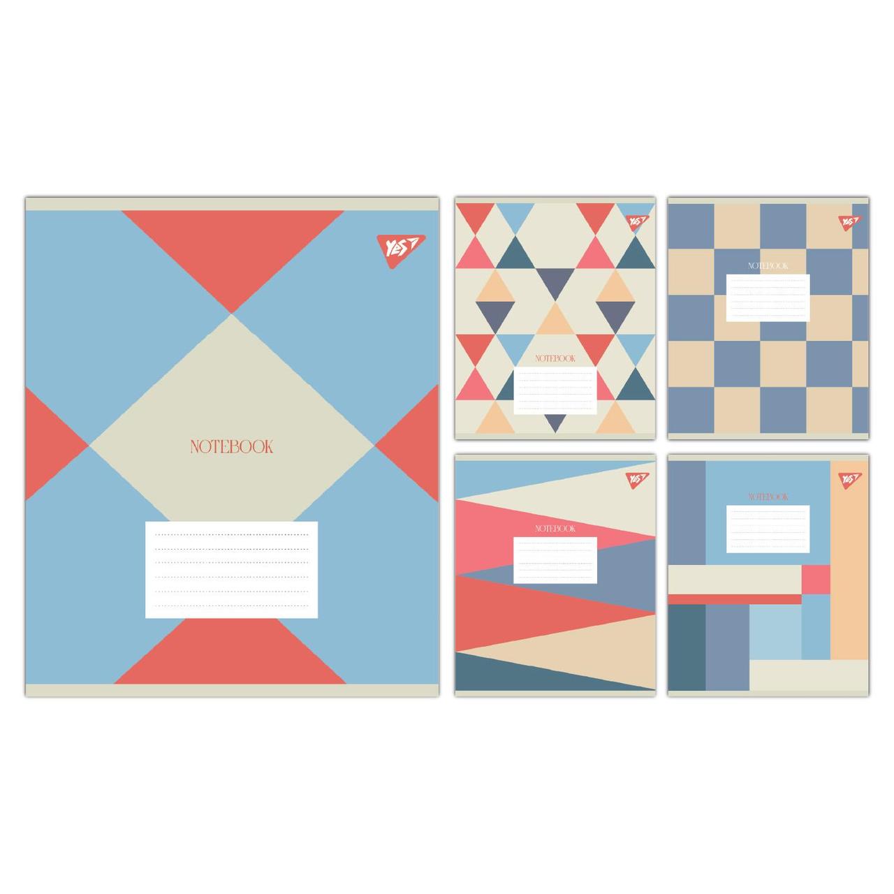 Зошит учнівський загальний Yes Abstraction А5 48 аркушів клітинка