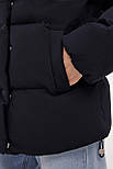 Жіночий пуховик з відкладеним коміром Baon B0024530-200 чорний M, фото 6
