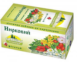Фіточай Карпатська лічниця Нирковий збір №4 25 пакетиків для підтримки здоров’я нирок