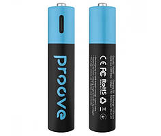 Акумулятор Proove Compact Energy Li-ion 10440/AAA/HR03 1,5V 740mWh Type-C (2шт)