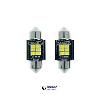 LED автолампа K6F STELLAR SV8,5(C10W) 31 мм з обманкою для підсвітки номера та салону CAN BUS