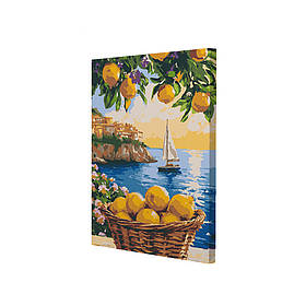 Картина за номерами Riviera Blanca Лимонне літо 28x40 см (RB-1173)