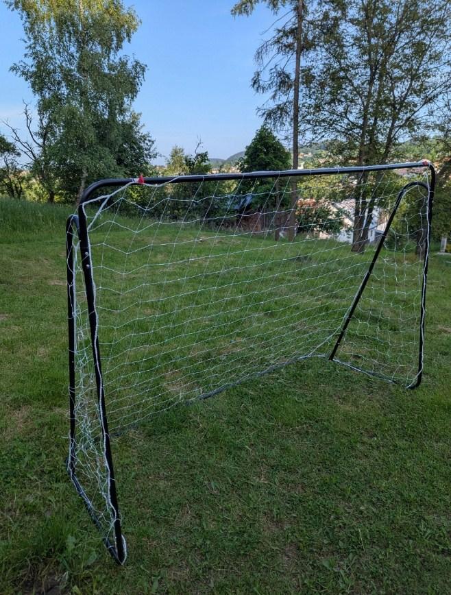 Футбольні ворота з сіткою 213x152x75см   10784