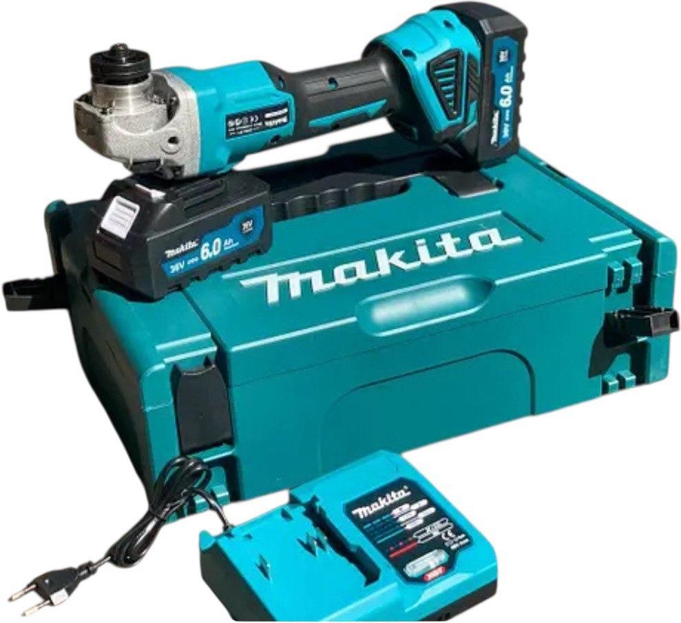 Акумуляторна болгарка Makita DGA504Z ( 36V, Ø125 мм). Безщіткова УШМ Макіта, кутова шліфмашина, турбинка, фото 1