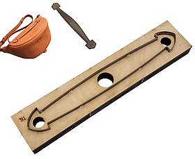 Штамп висікач вирубний для виробів зі шкіри В1 #10