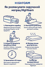 Матрац Highfoam Largo Opti Slim 80x190 см (Ларго Оптi Слім) скрутка, фото 6