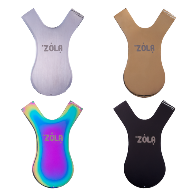 Весь асортимент кольорів багаторазових металевих аплікаторів для ламінування вій Зола